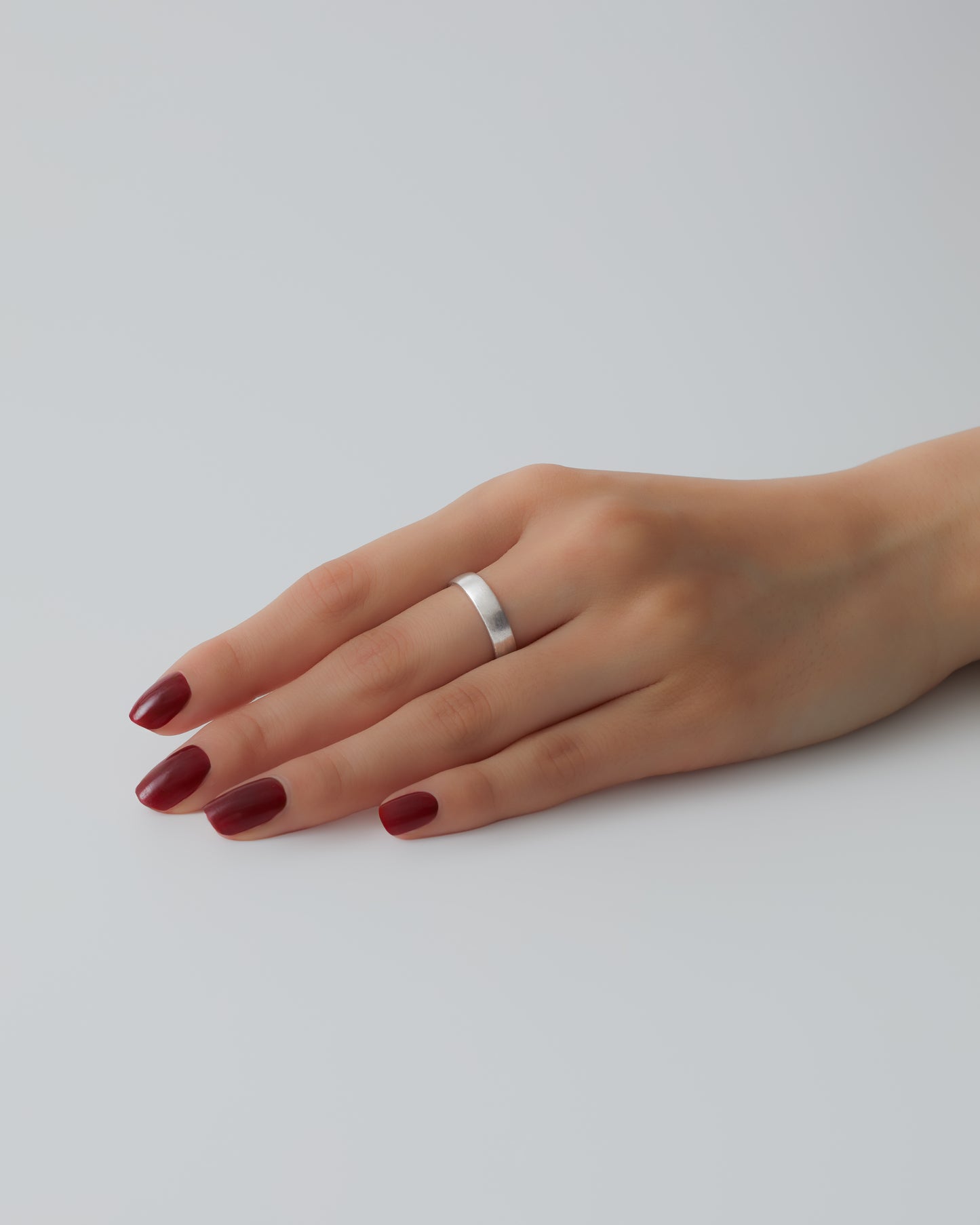 plain silver ring