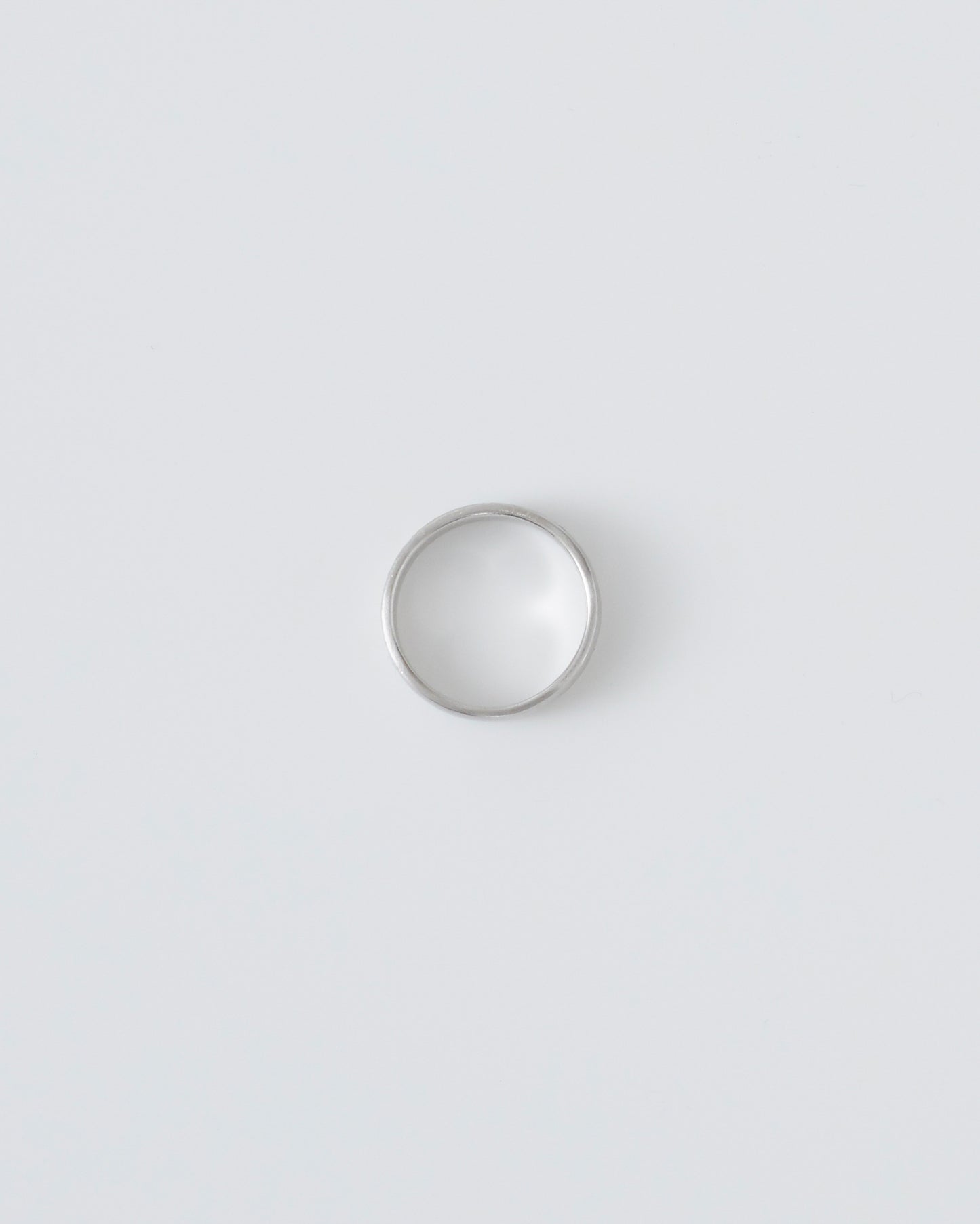 plain silver ring